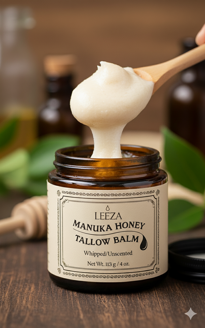 Leeza Skin Manuka Honey Tallow Balm