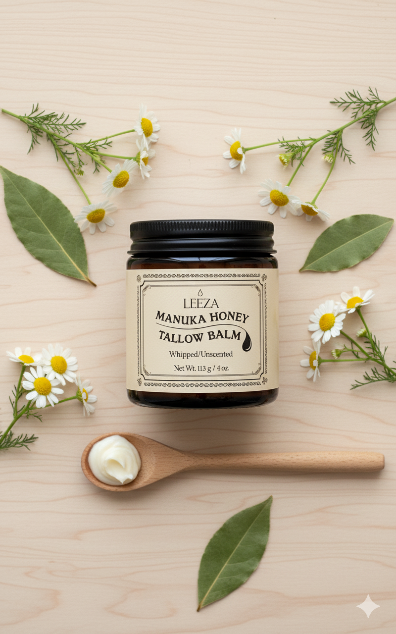 Leeza Skin Manuka Honey Tallow Balm