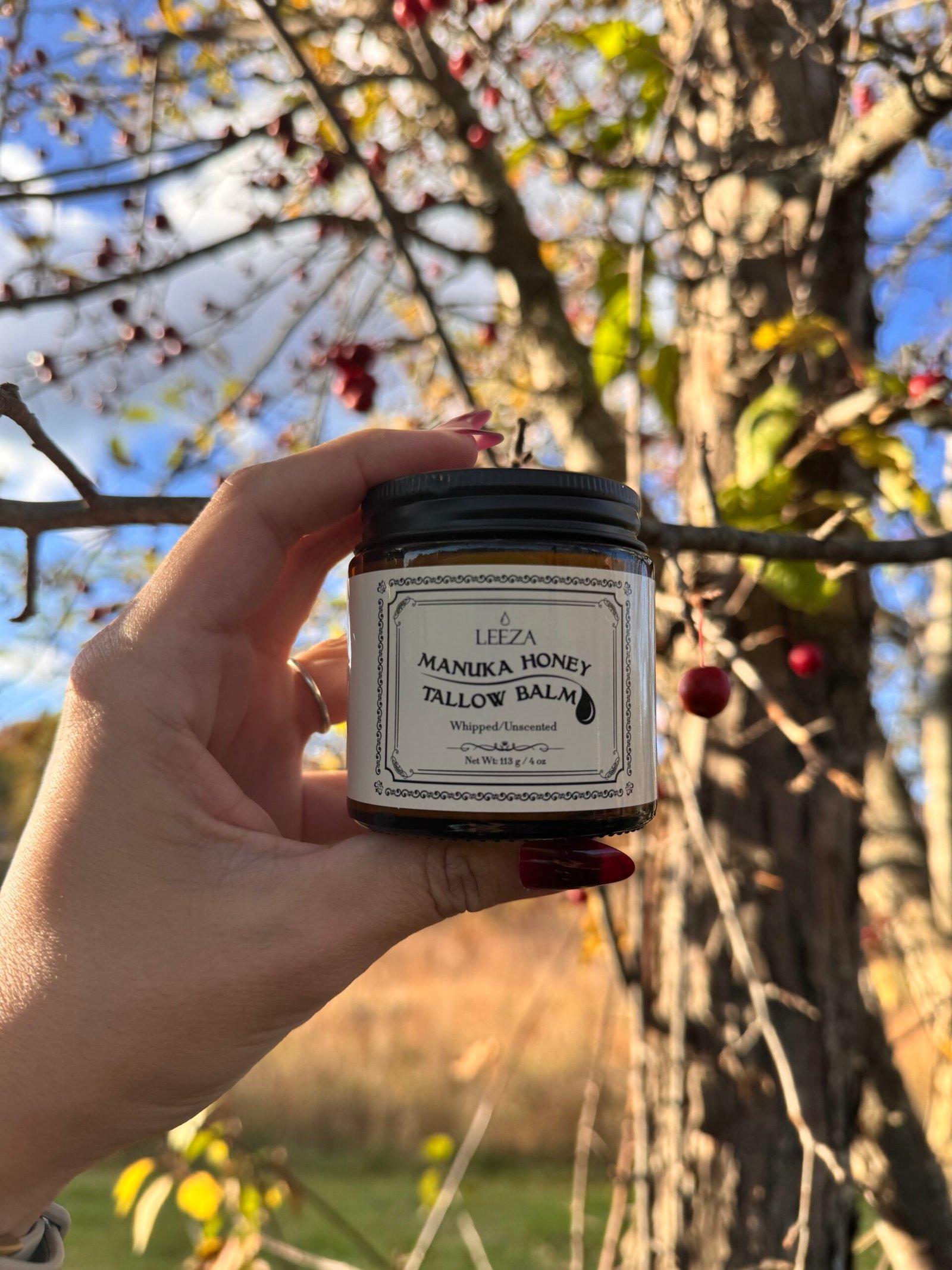 Leeza Skin Manuka Honey Tallow Balm