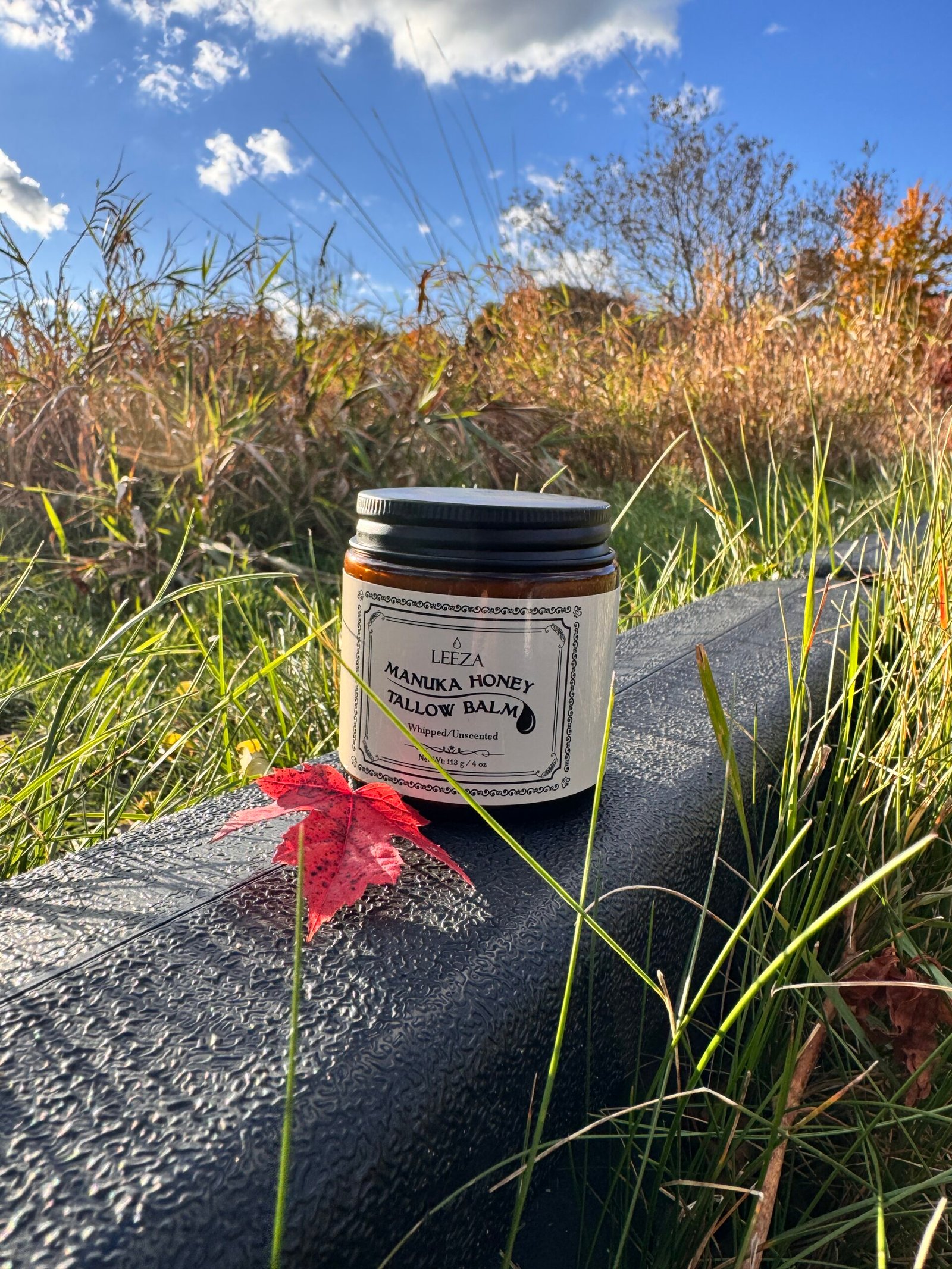 LEEZA Manuka Honey Tallow Balm – Whipped Unscented - Image 2