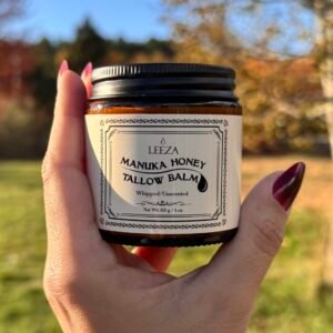 LEEZA Manuka Honey Tallow Balm – Whipped Unscented