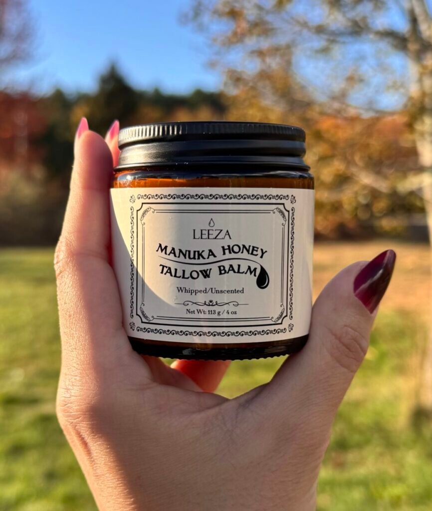 LEEZA Manuka Honey Tallow Balm – Whipped Unscented